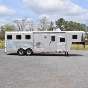 2007 American Spirit 8308LQ 3 Horse Trailer with 8' Short Wall