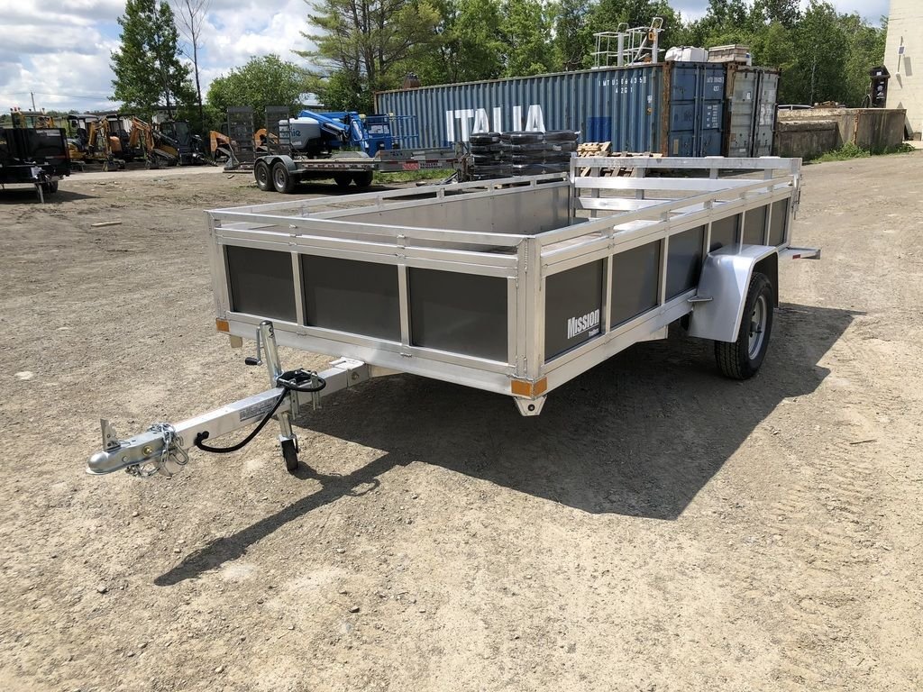 2022 Mission Trailers 6x12 Aluminum Open Utility w/Integrated Rear Ramp - Image 5