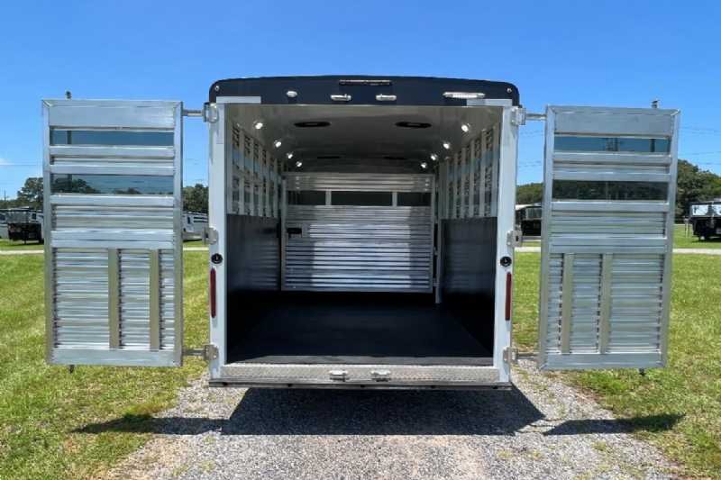 2024 Bison Trail Hand 708160 Stock Trailer with 8' Short Wall - Image 11