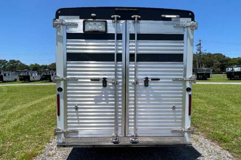 2024 Bison Trail Hand 708160 Stock Trailer with 8' Short Wall - Image 10