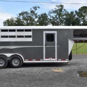 2018 Adam 7304GN 3 Horse Trailer