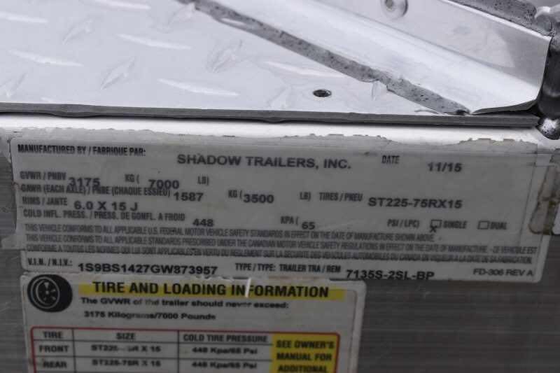 2016 Shadow 2HBP 2 Horse Trailer - Image 14
