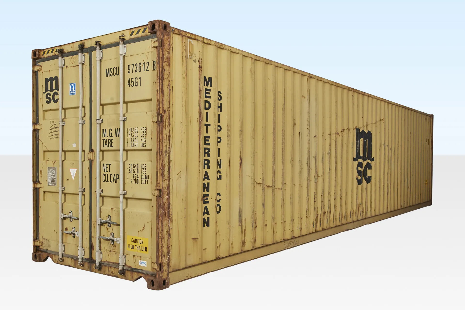 40FT X 8FT Used Shipping Container High Cube - Image 2