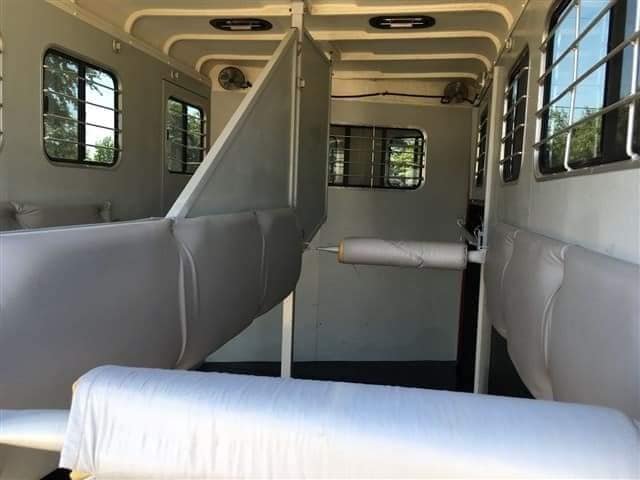 2007 Hawk 2 Horse Bumper Pull Side Ramp - Image 15