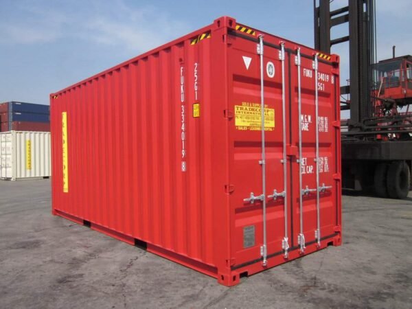 Red Moving Containers 20ft High Cube Shipping Container (Red) – American Global Container ...
