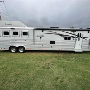 2014-lakota-bighorn-8416-generator-couch-dinette-17-shortwall-4-horse-trailer-12-slide-2