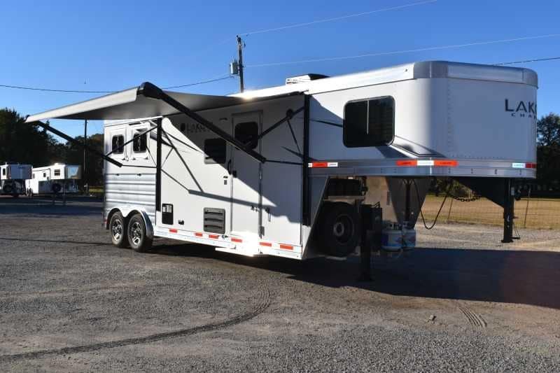 2022 Lakota Charger LQ 2 Horse Trailer with 9' Short Wall - Image 4