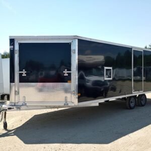Mission Trailers 101x22 Aluminum 4-Place Drive In/Out Deckover w/Galvanized Package