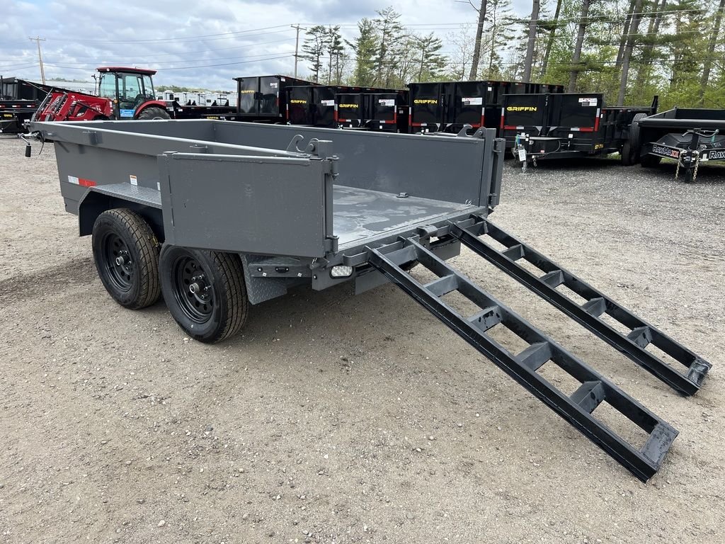 2024 RawMaxx 5X10 7K Powder Coated Dump Trailer w/Tarp Kit - Image 10
