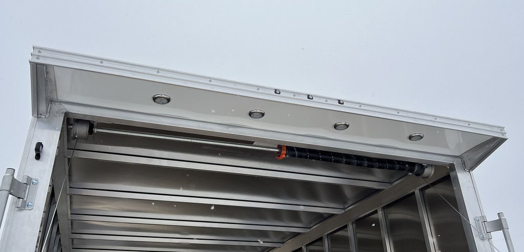 2024 E-Z Hauler 7×24 Aluminum 4-Place Drive In/Out w/Tapered Ramps, Rear Canopy - Image 13