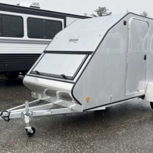 2024 Mission Trailers 60×12 Aluminum Single Place Crossover w/Galvanized Package, Rear Canopy