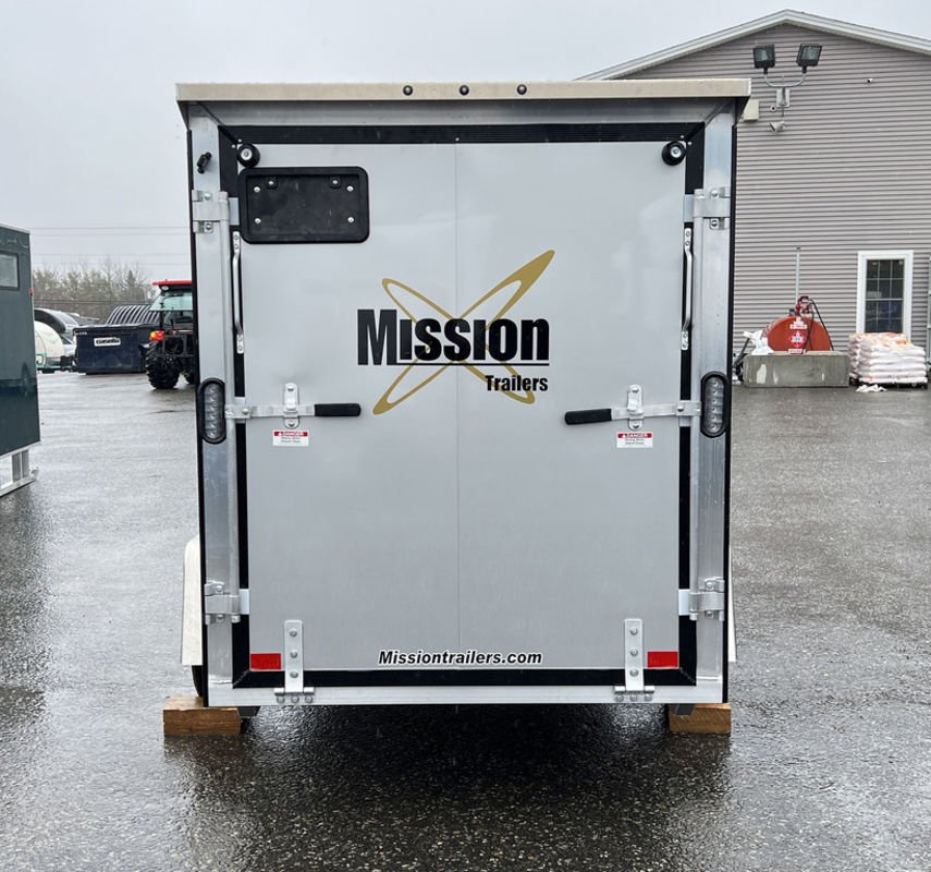 2024 Mission Trailers 60×12 Aluminum Single Place Crossover w/Galvanized Package, Rear Canopy - Image 8