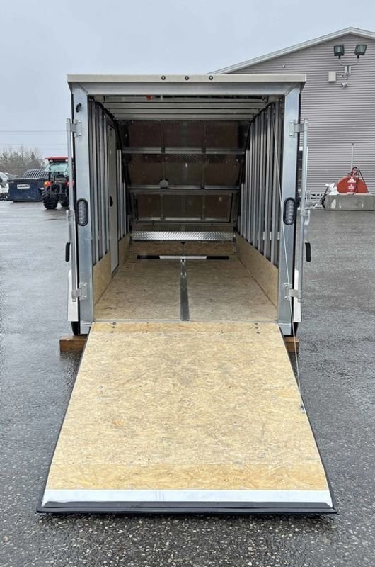 2024 Mission Trailers 60×12 Aluminum Single Place Crossover w/Galvanized Package, Rear Canopy - Image 3