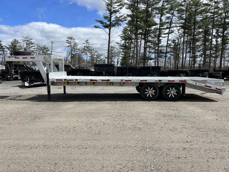 2024 Alum Line Trailers 8.5x24 13K Aluminum Gooseneck w/Flip-Over Ramps - Image 4