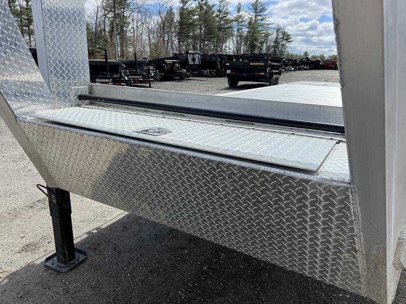 2024 Alum Line Trailers 8.5x24 13K Aluminum Gooseneck w/Flip-Over Ramps - Image 13