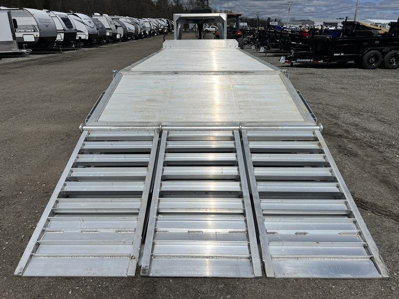 2024 Alum Line Trailers 8.5x24 13K Aluminum Gooseneck w/Flip-Over Ramps - Image 9