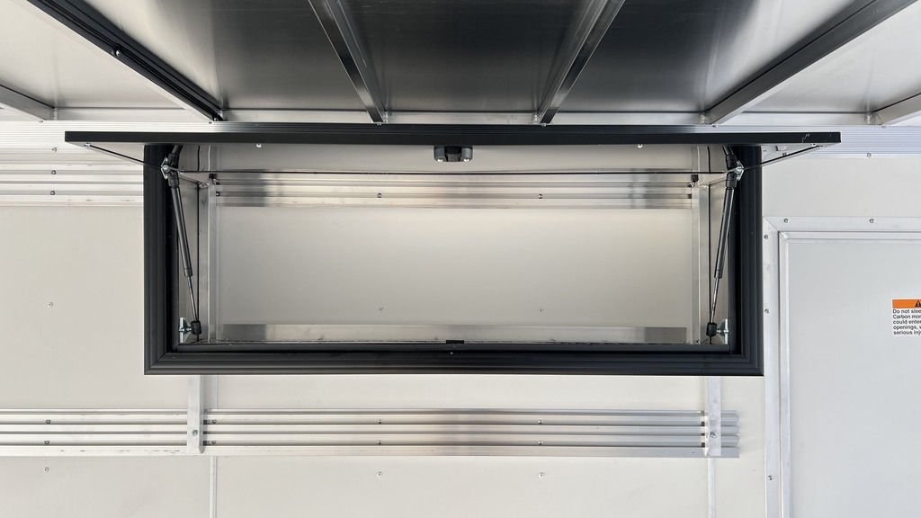 2024 Sno Pro 7.5×22 Aluminum 4-Place Drive In/Out w/Extra Height, Mats & Guides, Canopy - Image 16