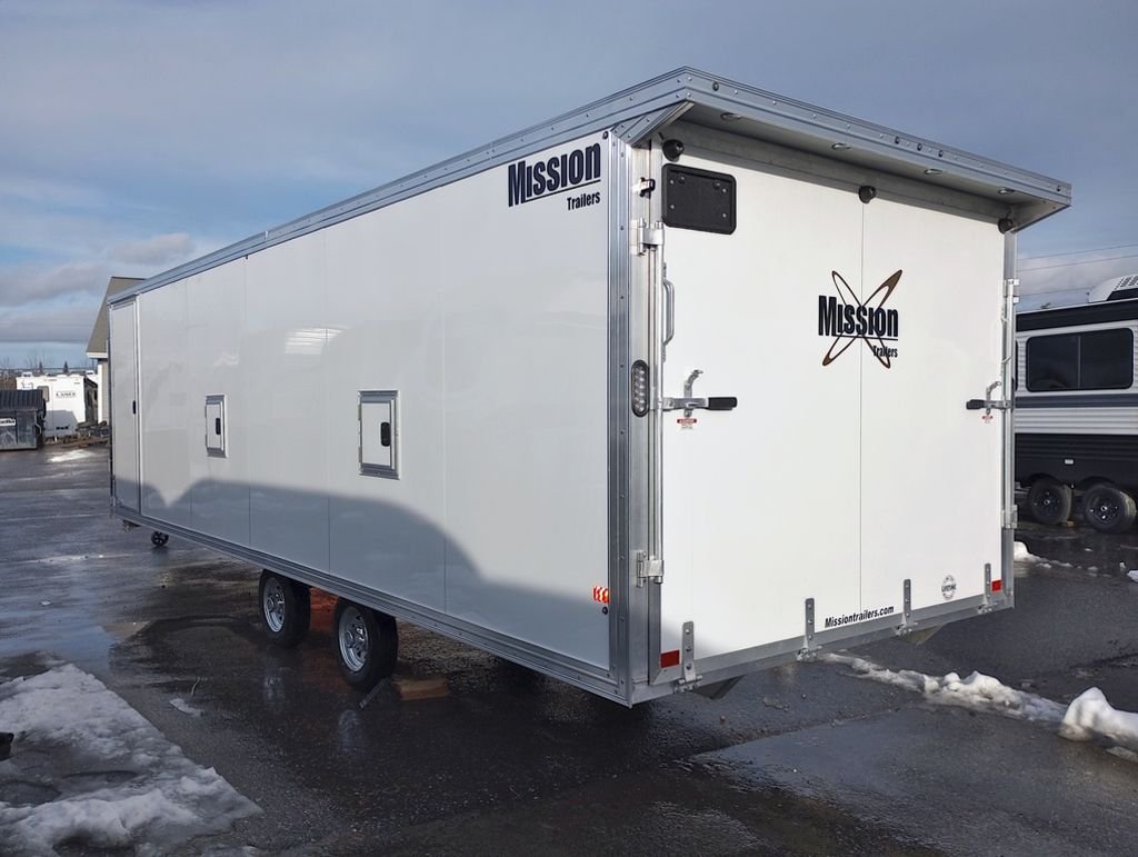 2024 Mission Trailers 101×24 Aluminum 4/5-Place Drive In/Out Deckover w/Galvanized Pkg, Canopy - Image 6