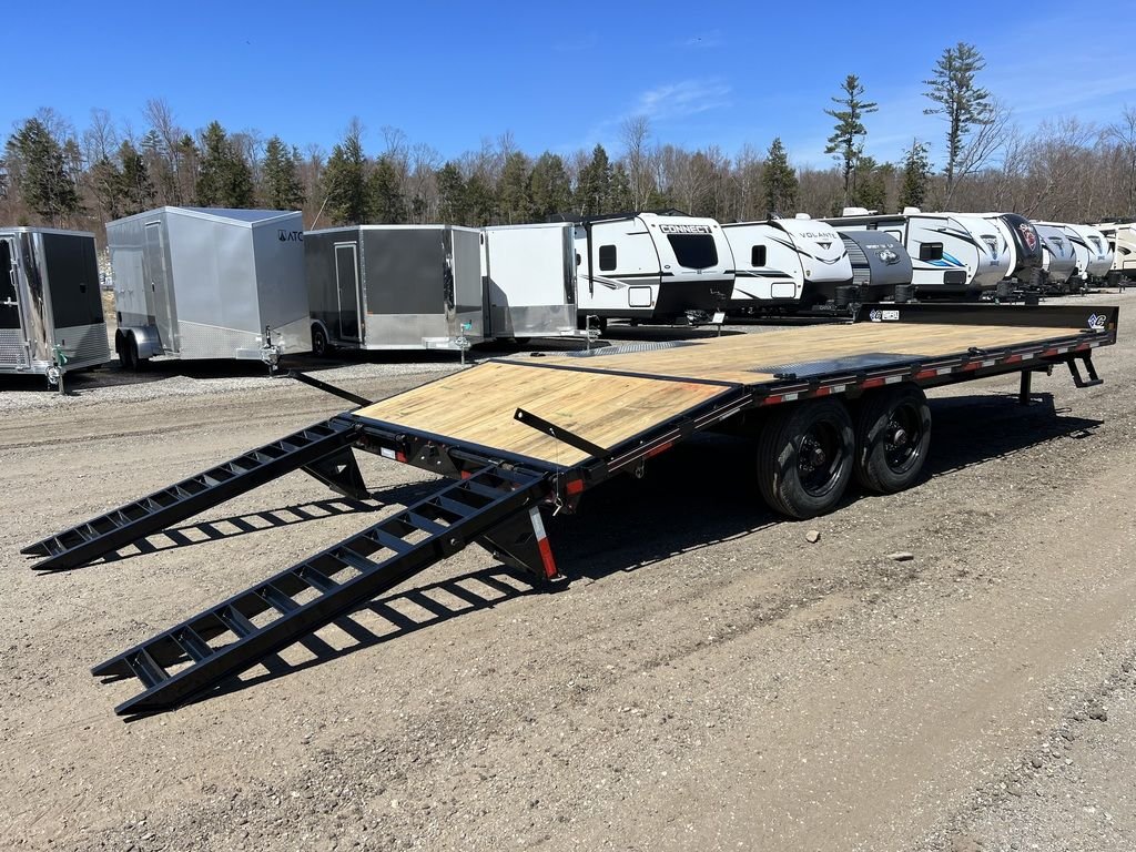 2024 Diamond C 8.5x20 20K Deckover Equipment Trailer w/ 72โ Flip-Knee Ramps - Image 9