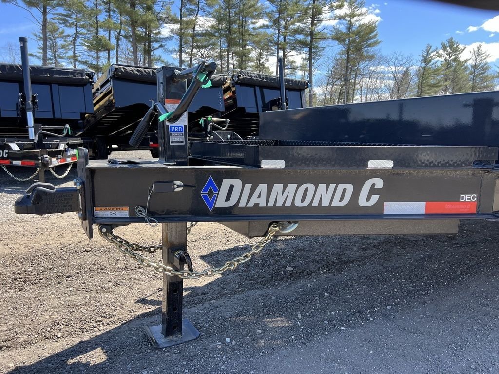 2024 Diamond C 8.5x20 20K Deckover Equipment Trailer w/ 72โ Flip-Knee Ramps - Image 14