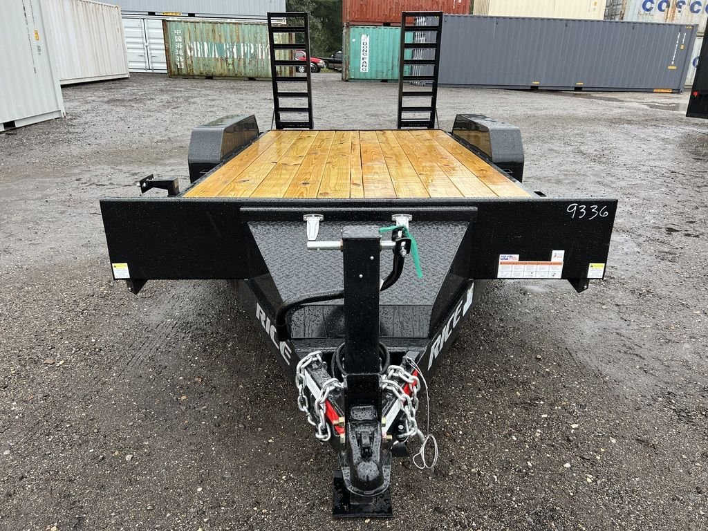 2024 Rice Trailers 7x16 10K Equipment Hauler w/D-Rings, Spare Mount, & Toolbox - Image 9