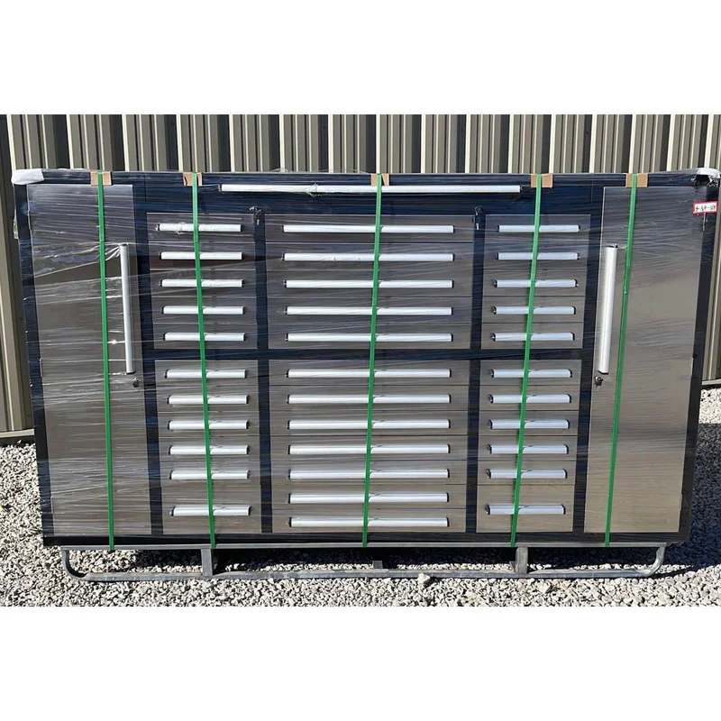 9ft Storage Cabinet 34 Drawers - Image 3