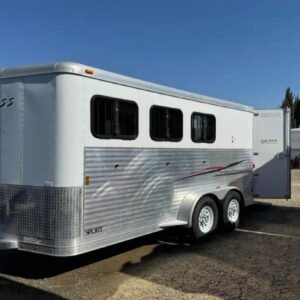 2008 Exiss Sport ES 30B 3 horse slant horse trailer